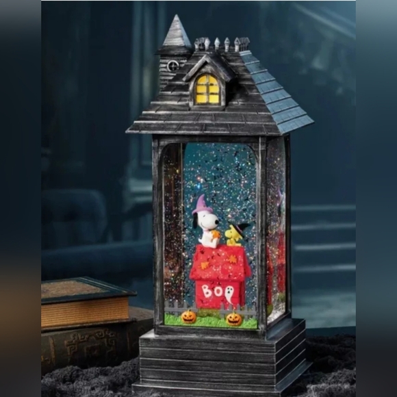 Snoopy Halloween Glitter Lantern - Picture 1 of 4